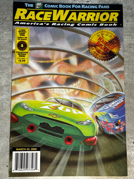 2000 - Custom Comics Of America - RaceWarrior #4 - NM+ - Eng 1