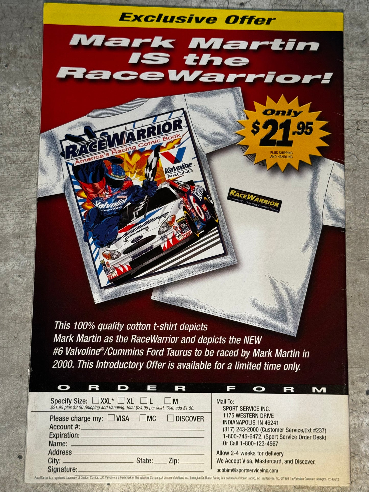 2000 - Custom Comics Of America - RaceWarrior #5 - NM+ - Eng 2