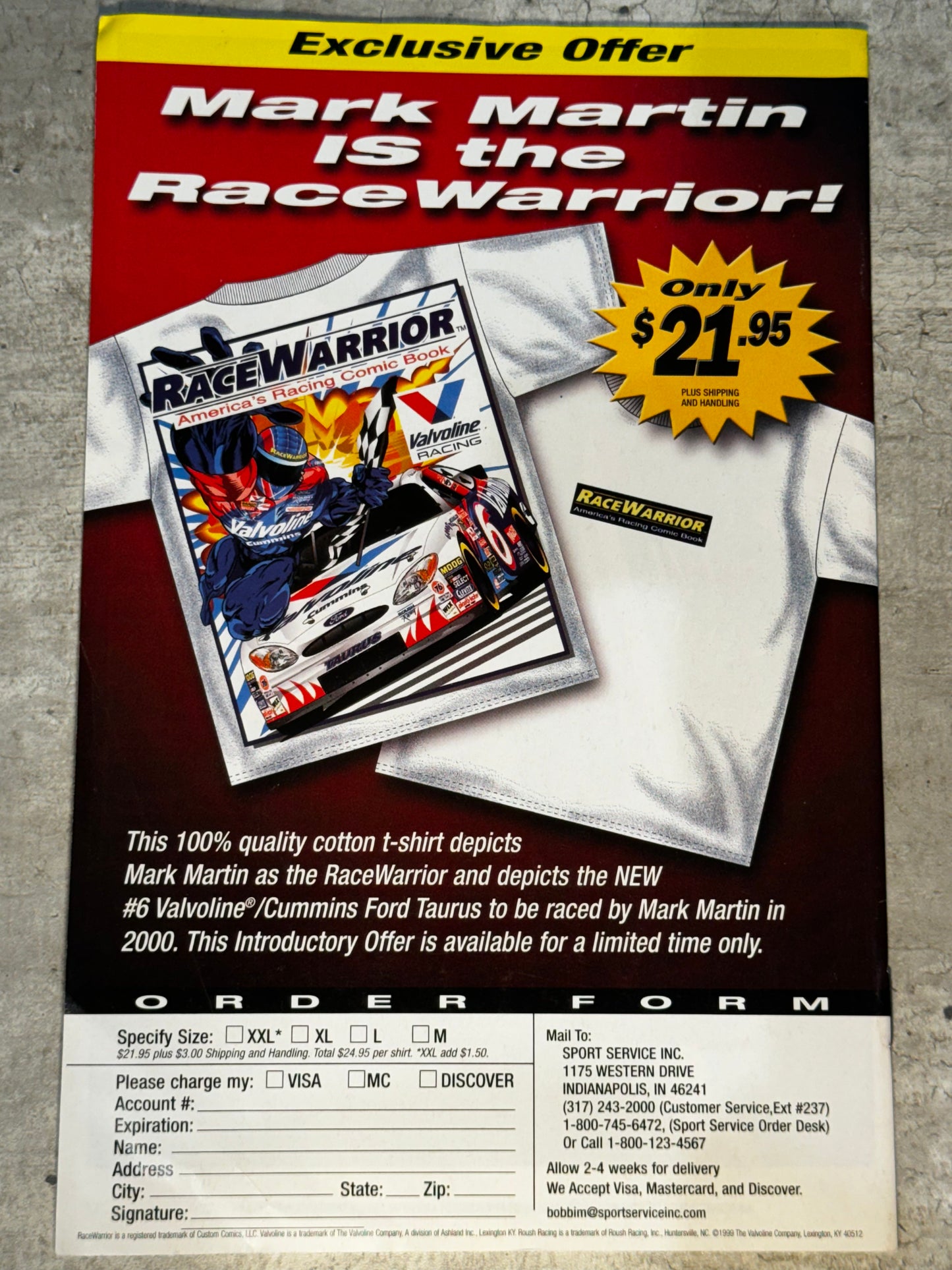 2000 - Custom Comics Of America - RaceWarrior #7 - NM+ - Eng 2