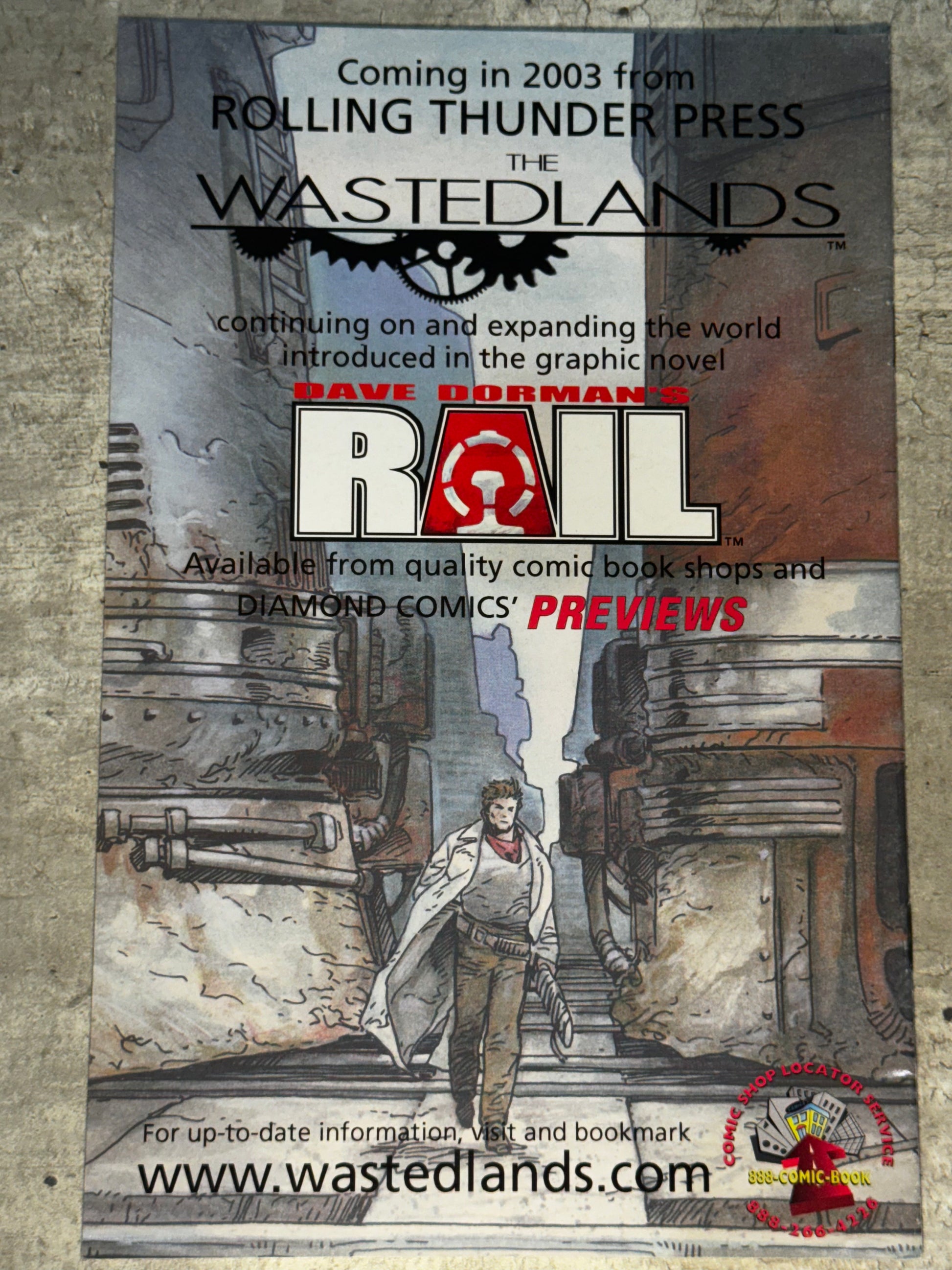 2002 - Rolling Thunder Press - Dave Dorman's The Wasted Lands #0 - NM+ - Eng 2