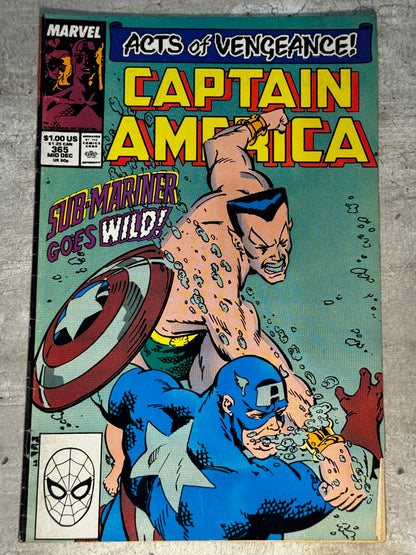 1989 - Marvel Comics - Captain America, Vol. 1 #365 Var. A - VF - Eng 1