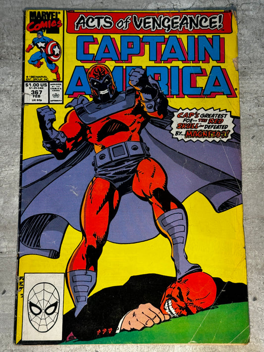 1989 - Marvel Comics - Captain America, Vol. 1 #367 Var. A - VF - Eng 1