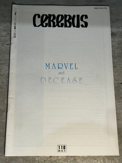 1988 - Aardvark-Vanaheim - Cerebus the Aardvark #110 - NM - Eng 1