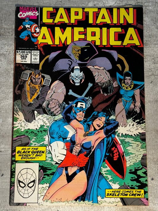 1990 - Marvel Comics - Captain America, Vol. 1 #369 Var. A - VF - Eng 1