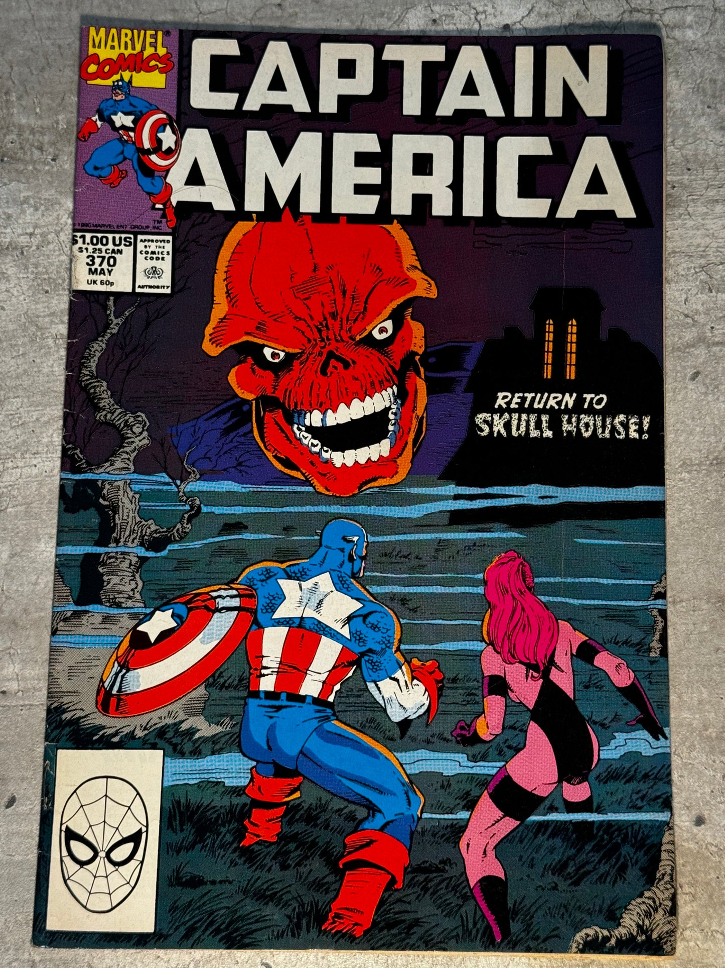 1990 - Marvel Comics - Captain America, Vol. 1 #370 Var. A - VF - Eng 1