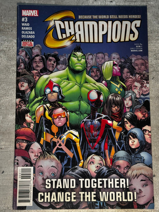 2016 - Marvel Comics - Champions, Vol. 2 (Marvel) #3 Var. A - NM+ - Eng 1