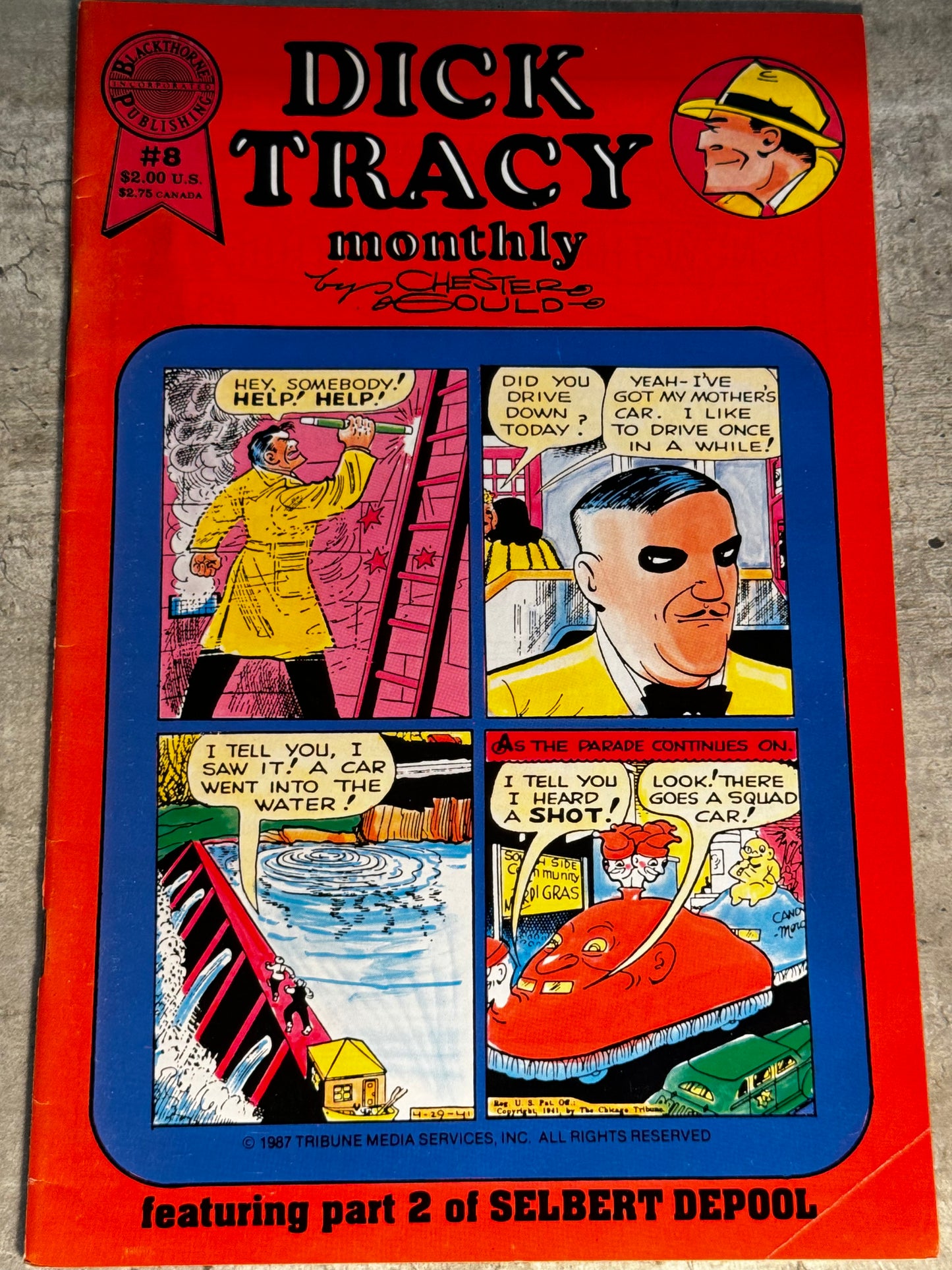 1987 - Blackthorne Publishing - Dick Tracy Monthly #8 - NM- - Eng 1