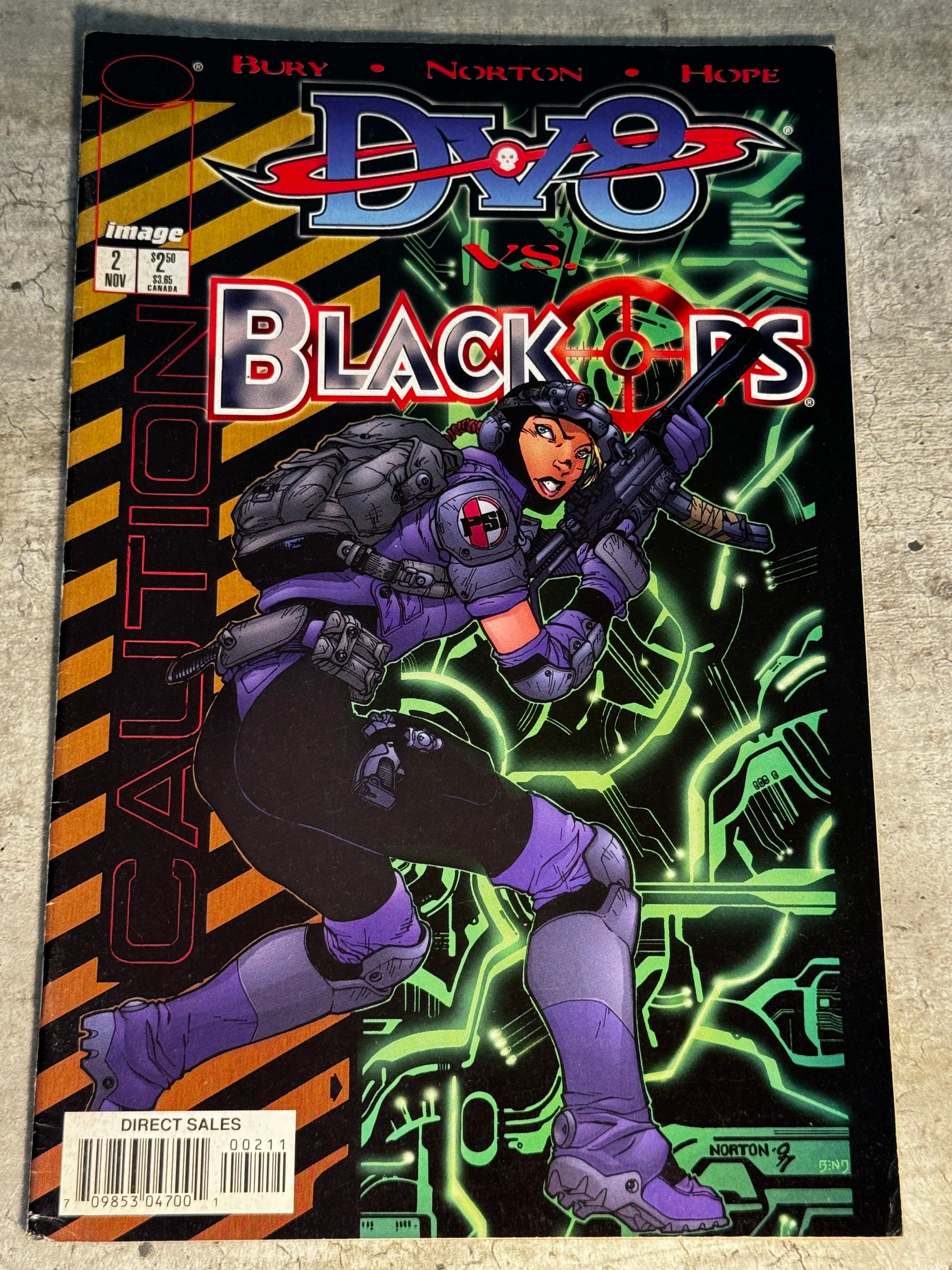 1997 - Image Comics - DV8 vs. BlackOps #2 - NM+ - Eng 1