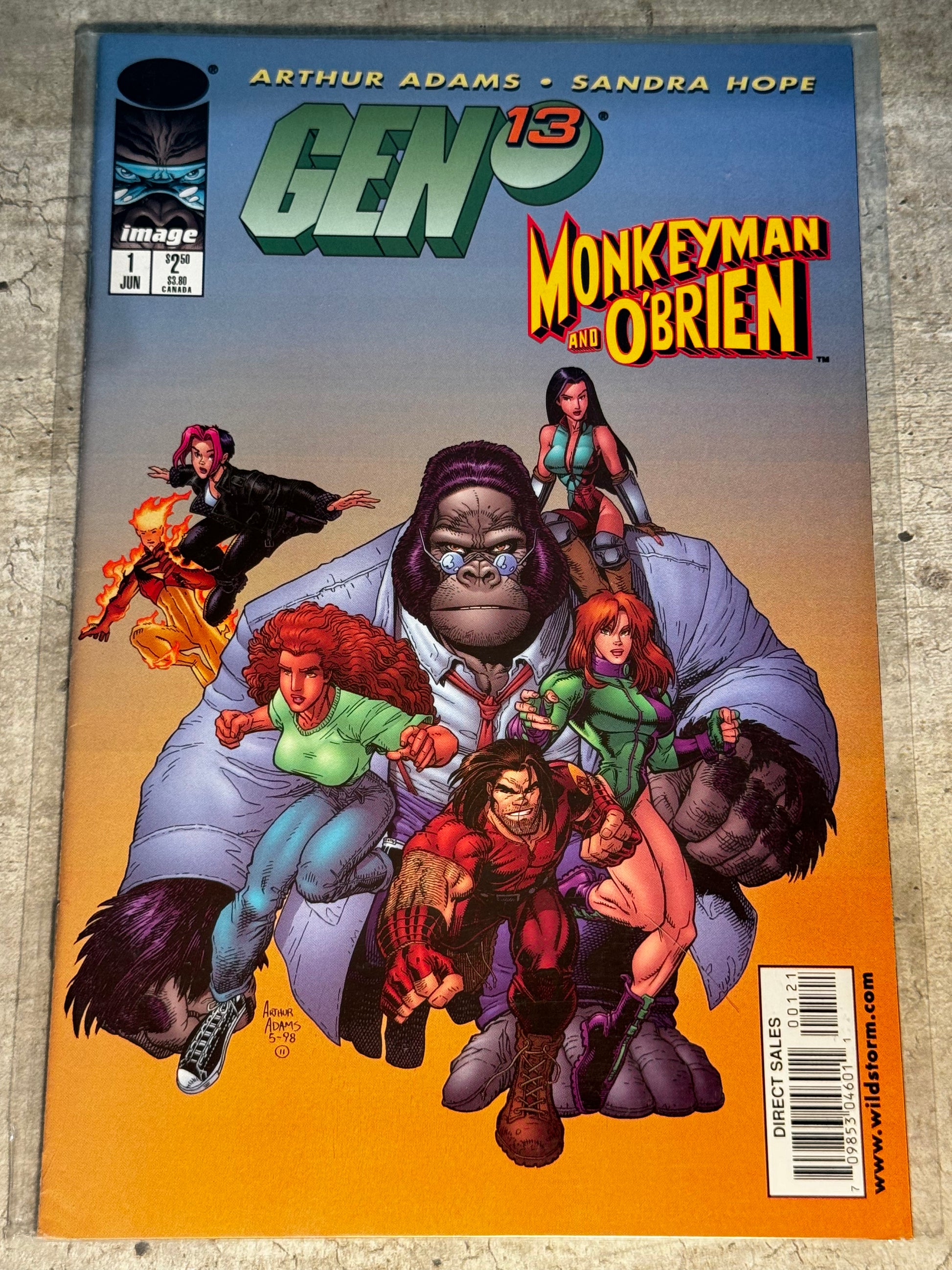 1998 - Image Comics - Gen 13 / Monkeyman & O'Brien #1 Var. A - NM+ - Eng 1