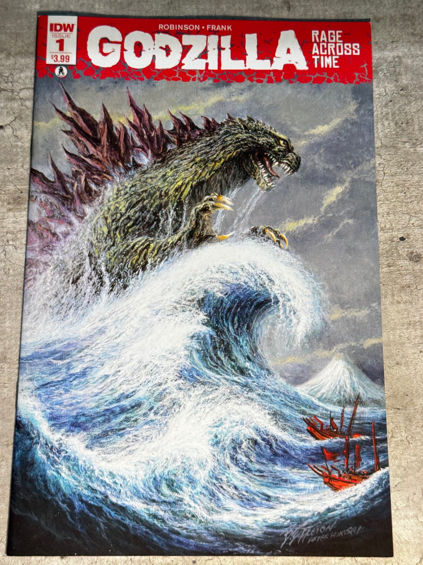 2016 - IDW Publishing - Godzilla: Rage Across Time #1 Var. A - NM+ - Eng 1