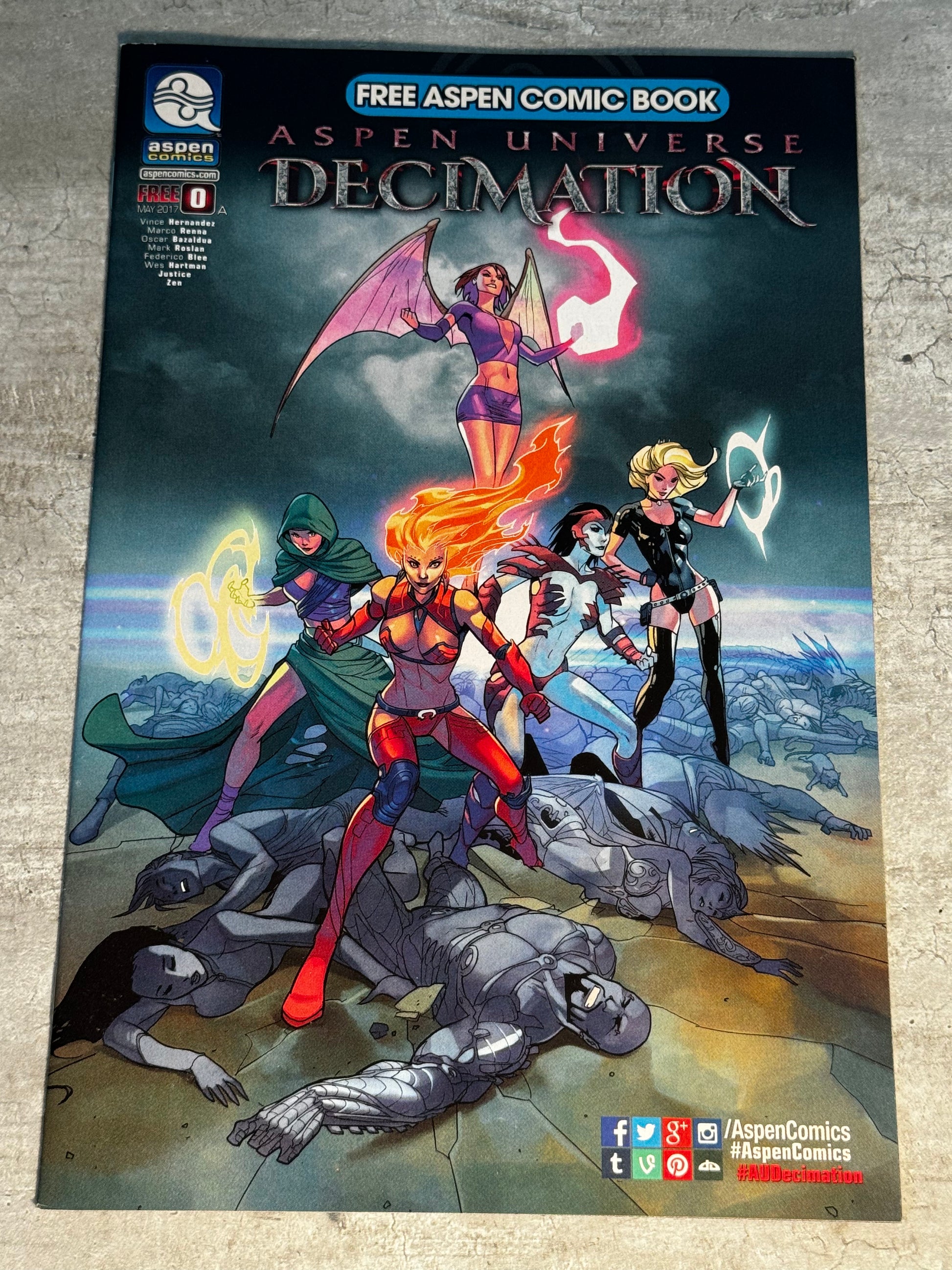 2017 - Aspen Comics - Aspen Universe Decimation #0 - NM+ - Eng 1