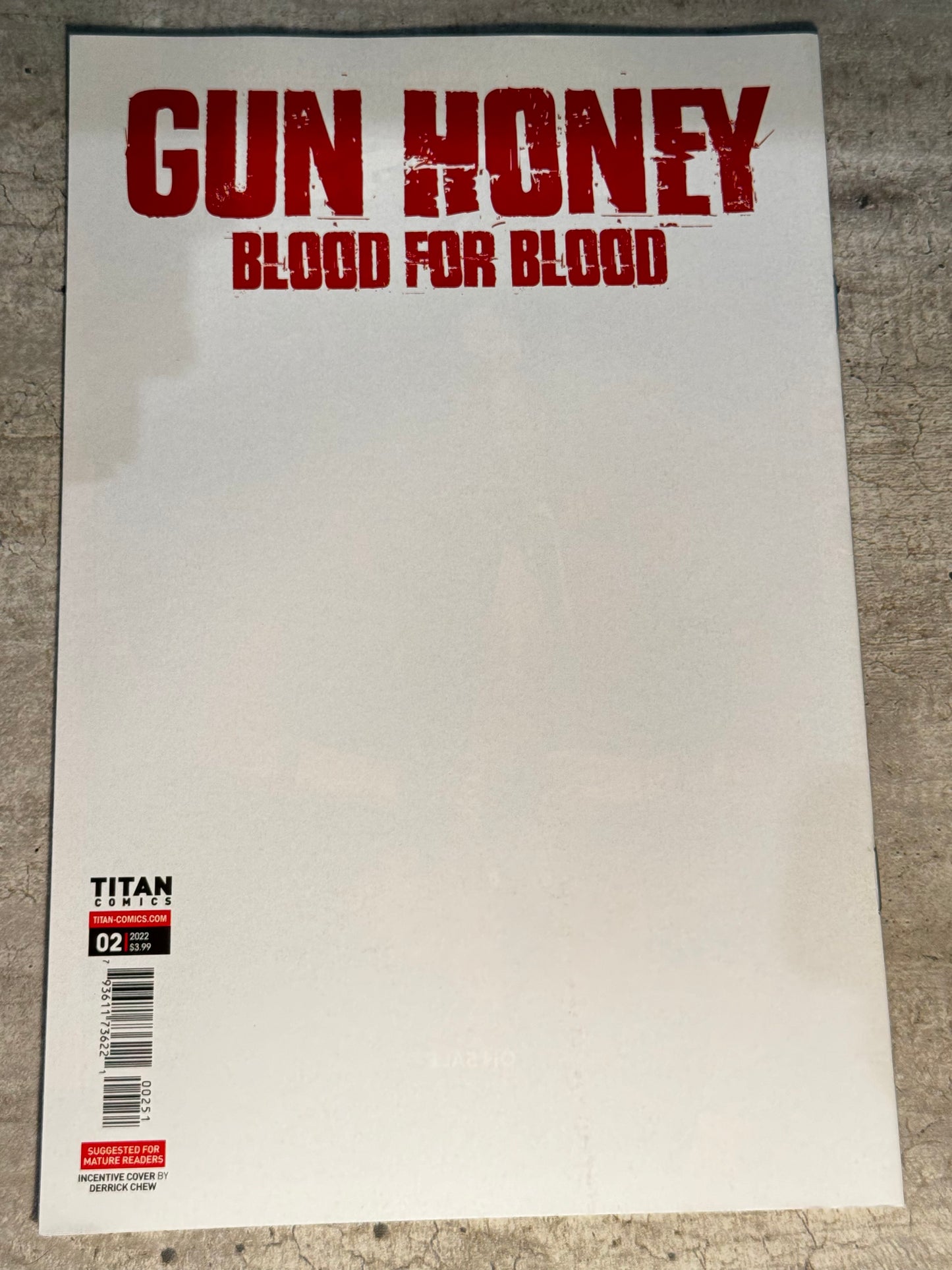 2022 - Titan Books - Gun Honey: Blood For Blood #2 Var. E - NM+ - Eng 2