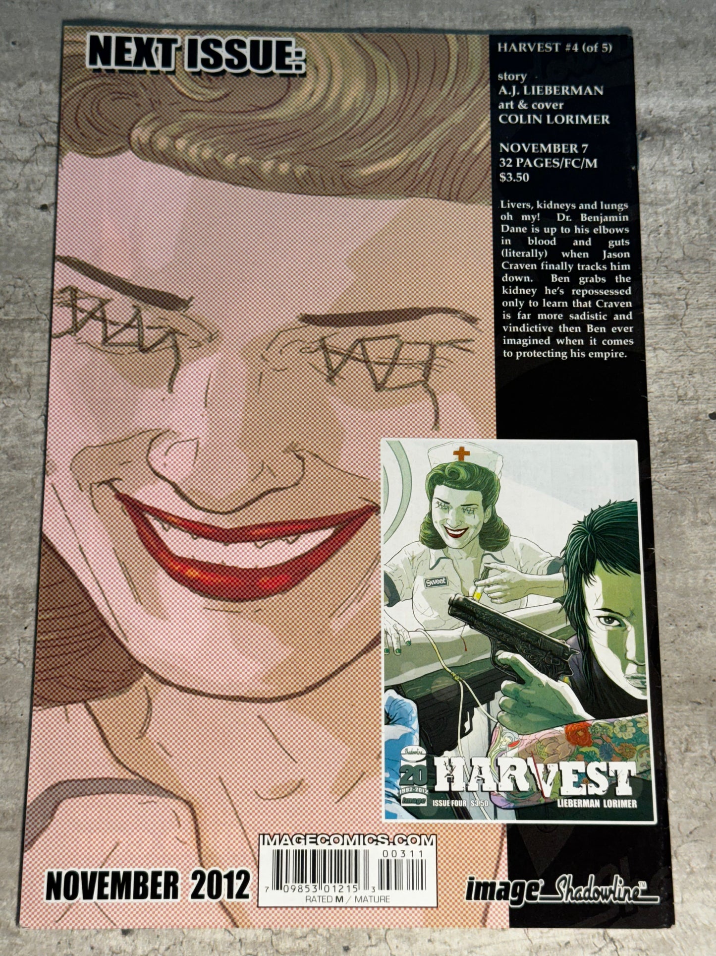 2012 - Image Comics - Harvest #3 - NM+ - Eng 2