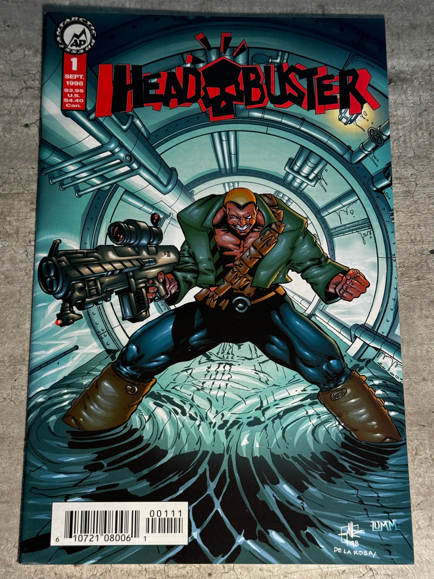 1998 - Antarctic Press - Head Buster #1 - NM+ - Eng 1