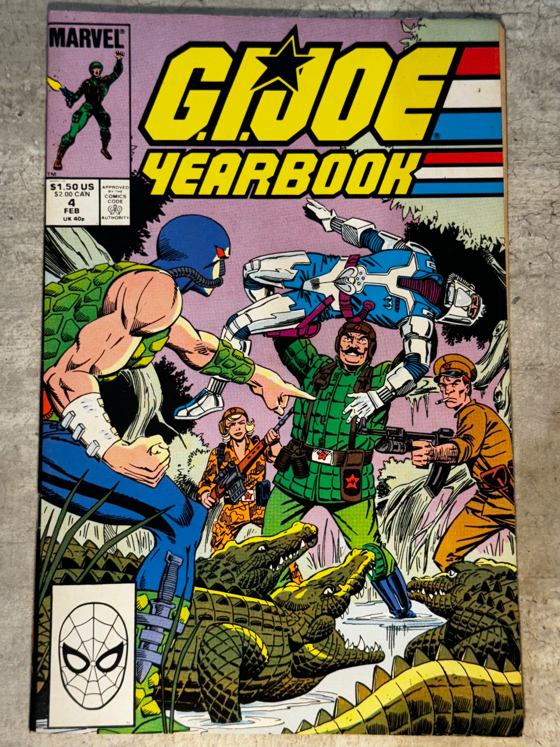 1987 - Marvel Comics - G.I. Joe: A Real American Hero Yearbook #4 Var. A - VF+ - Eng 1