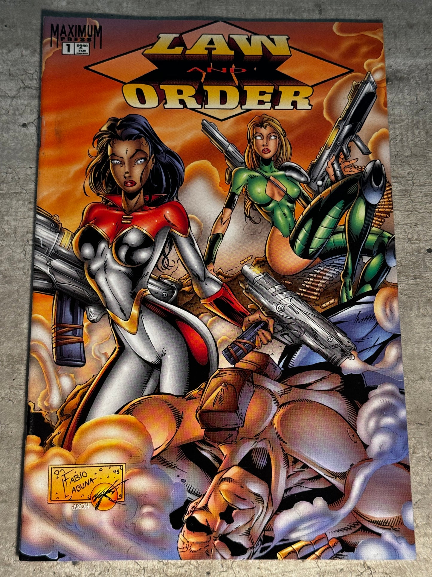 1995 - Maximum Press - Law and Order #1 Var. A - NM+ - Eng 1