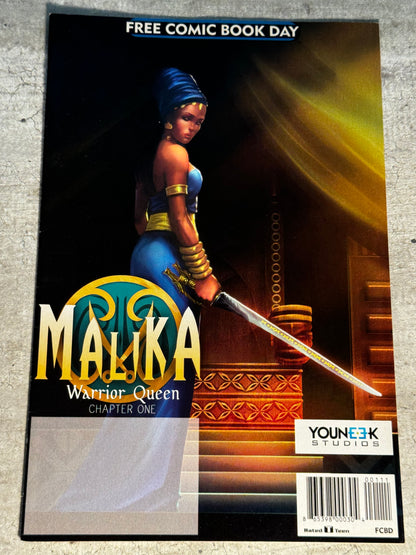 2017 - Youneek Studios - Free Comic Book Day 2017 (Malika Warrior Queen) # - NM+ - Eng 1