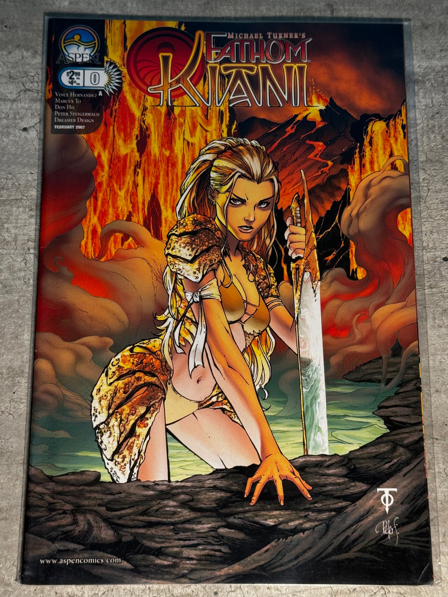 2007 - Aspen Comics - Michael Turner's Fathom: Kiani #0 Var. A - NM+ - Eng 1