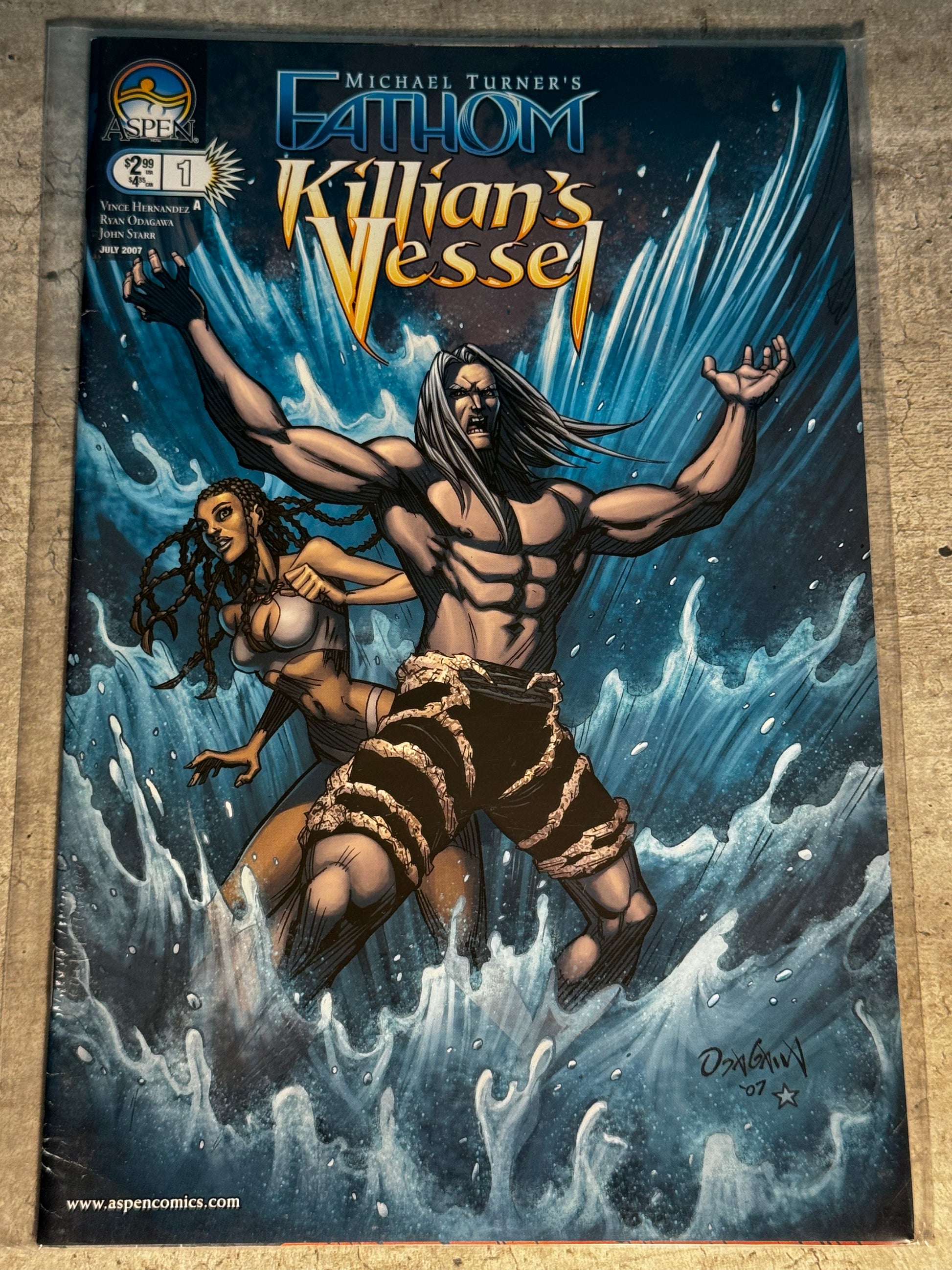 2007 - Aspen Comics - Michael Turner's Fathom: Killian's Vessel #1 Var. A - NM+ - Eng 1