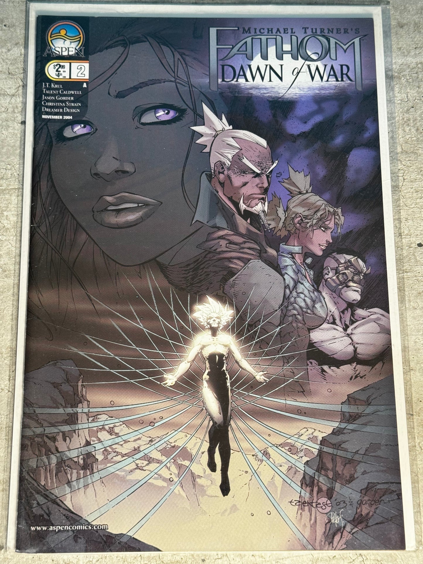 2004 - Aspen Comics - Michael Turner's Fathom: Dawn of War #2 Var. A - NM+ - Eng 1