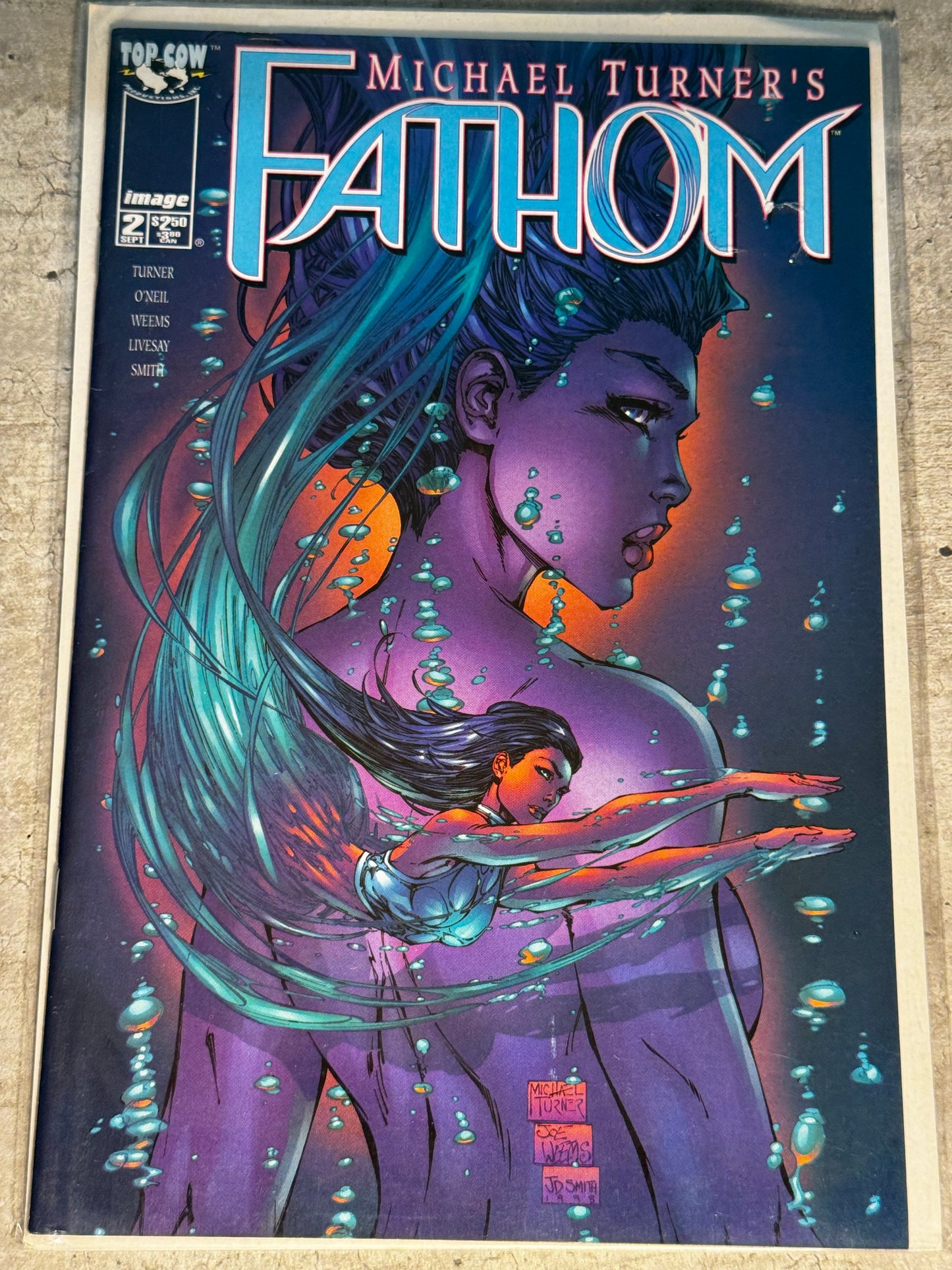 1998 - Image Comics - Michael Turner's Fathom, Vol. 1 #2 Var. A - NM+ - Eng 1