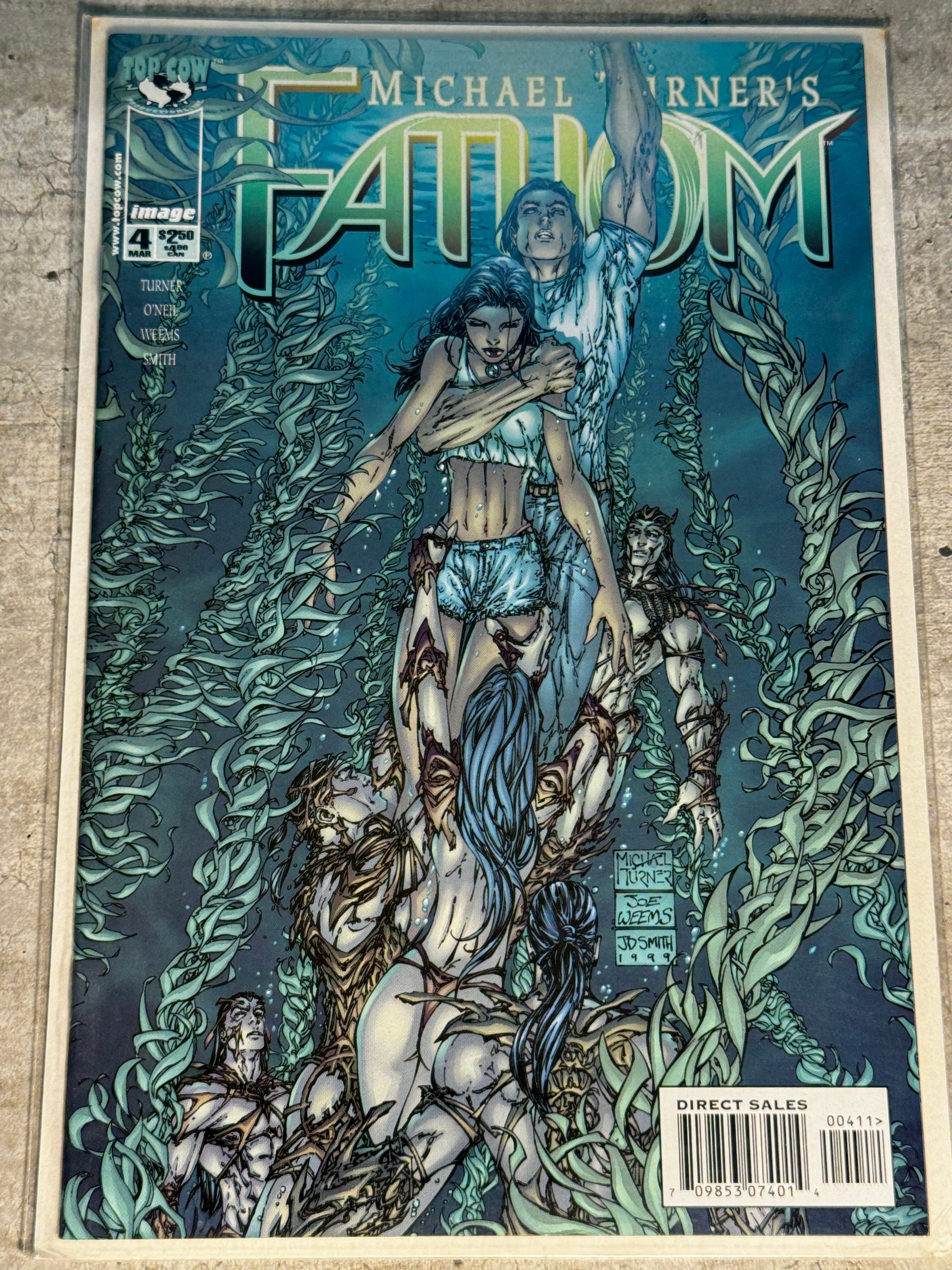 1999 - Image Comics - Michael Turner's Fathom, Vol. 1 #4 Var. A - NM+ - Eng 1