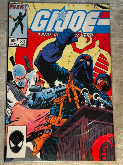 1984 - Marvel Comics - G.I. Joe: A Real American Hero (Marvel) #33 Var. A - VF+ - Eng 1