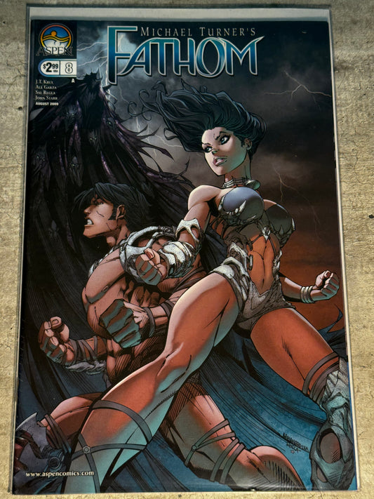 2009 - Aspen Comics - Michael Turner's Fathom, Vol. 3 #8 Var. A - NM+ - Eng 1