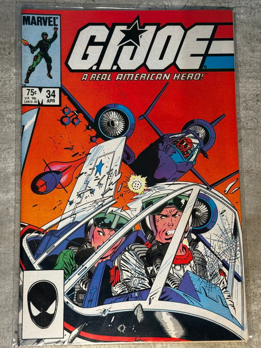 1985 - Marvel Comics - G.I. Joe: A Real American Hero (Marvel) #34 Var. A - VF+ - Eng 1