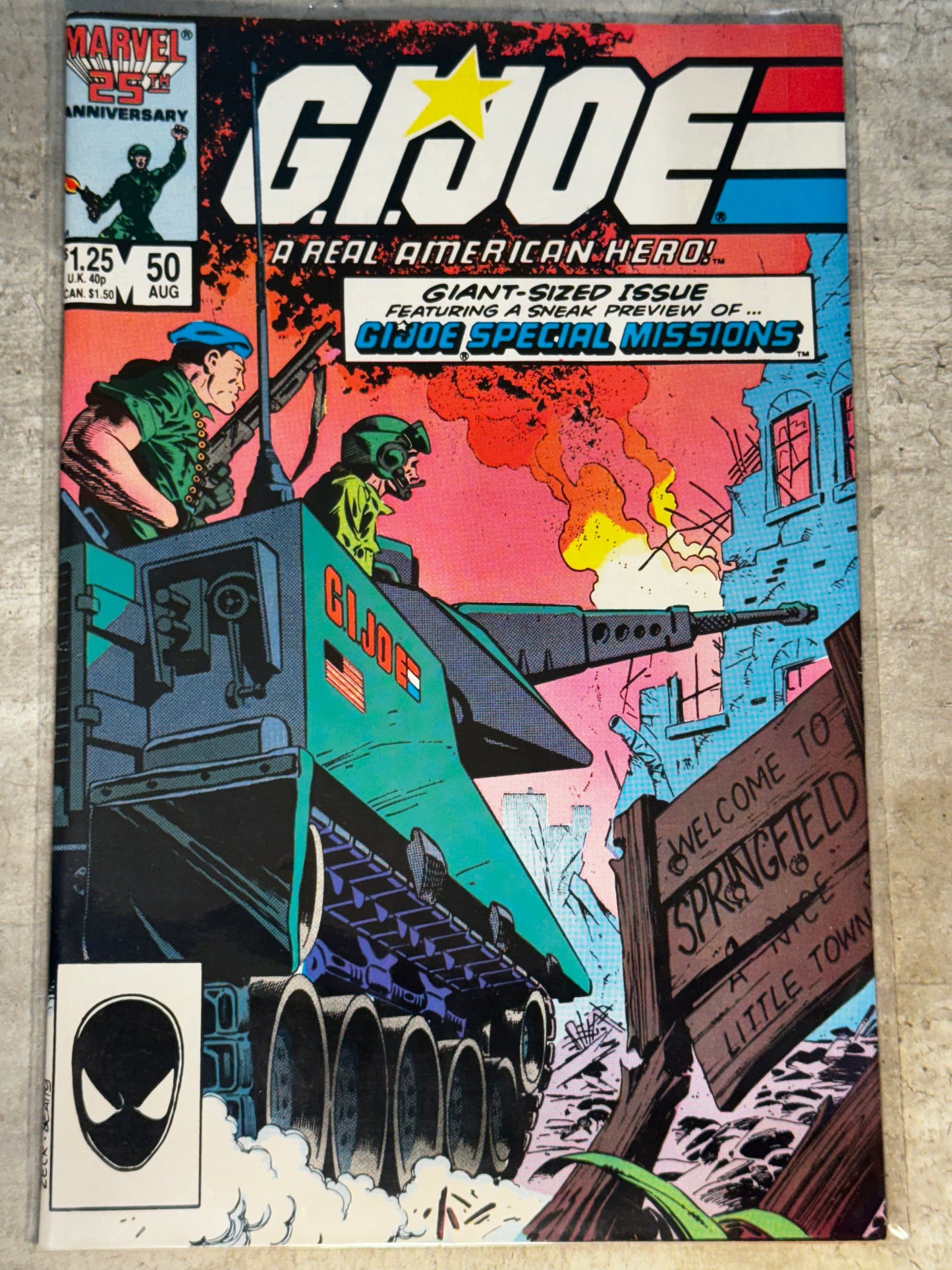 1986 - Marvel Comics - G.I. Joe: A Real American Hero (Marvel) #50 Var. A - VF+ - Eng 1