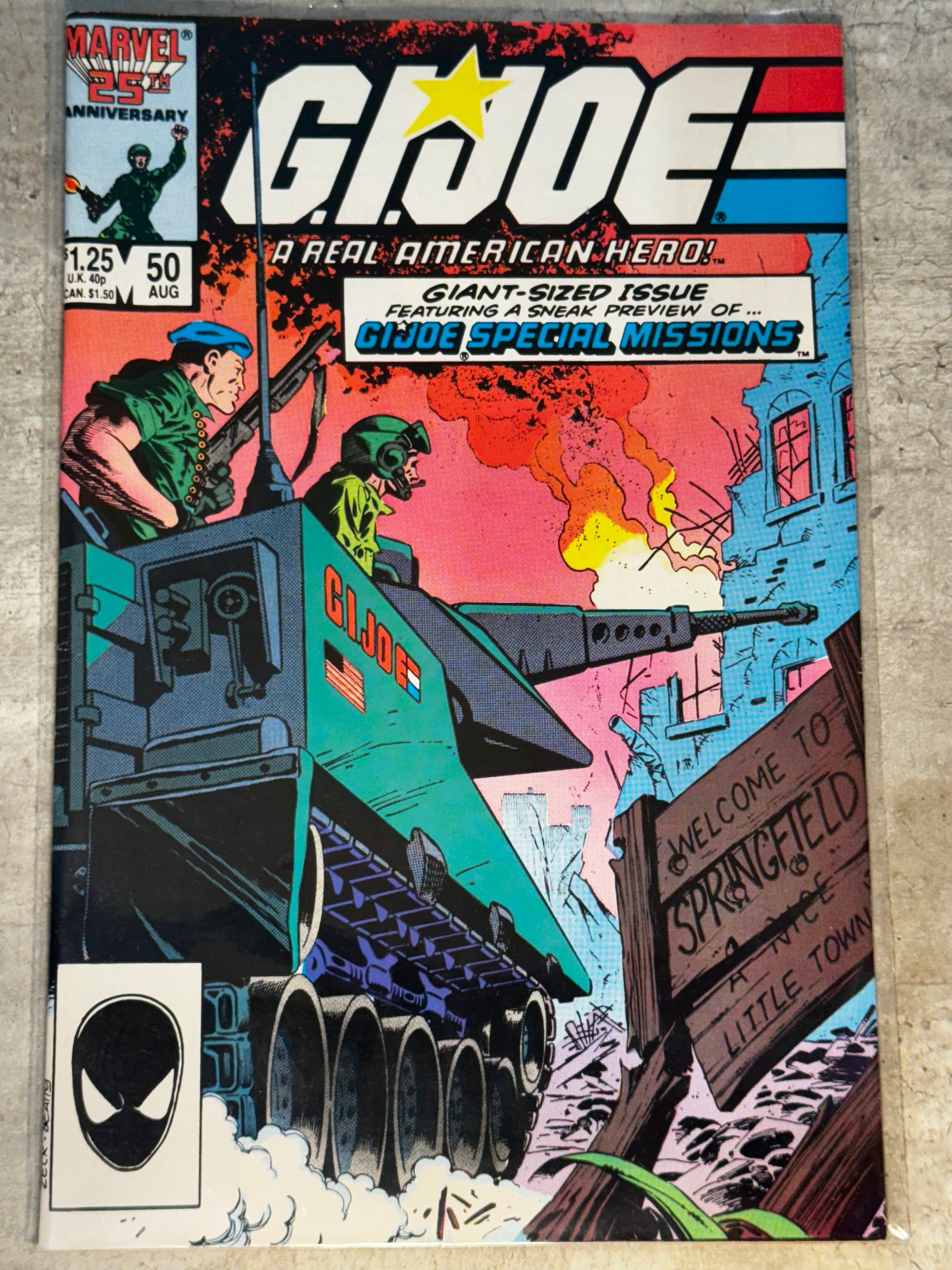 1986 - Marvel Comics - G.I. Joe: A Real American Hero (Marvel) #50 Var. A - VF+ - Eng 1