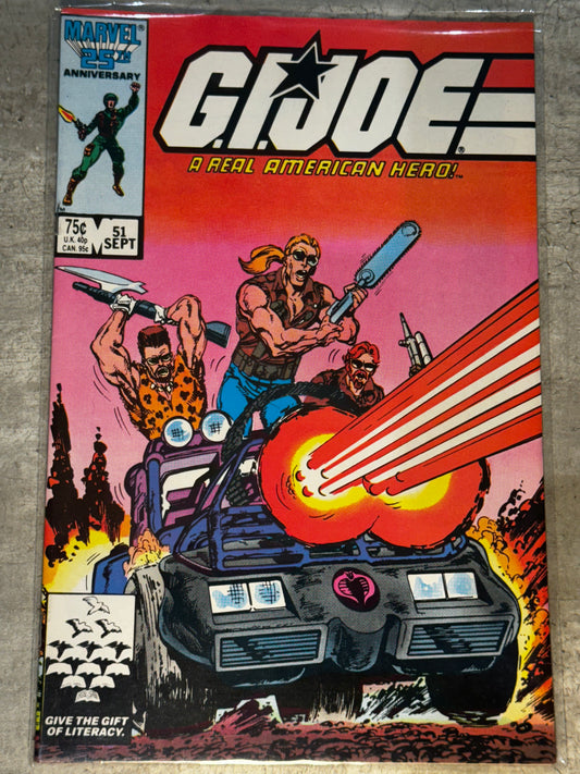 1986 - Marvel Comics - G.I. Joe: A Real American Hero (Marvel) #51 Var. A - VF+ - Eng 1