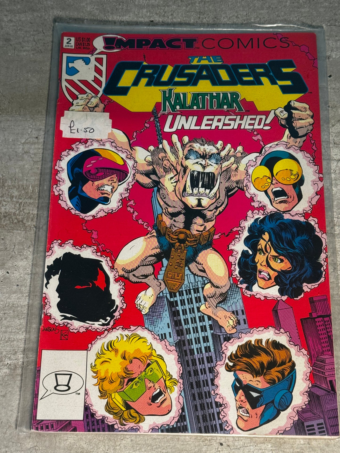 1992 - DC Comics - The Crusaders (DC Comics) #2 Var. A - NM- - Eng 1