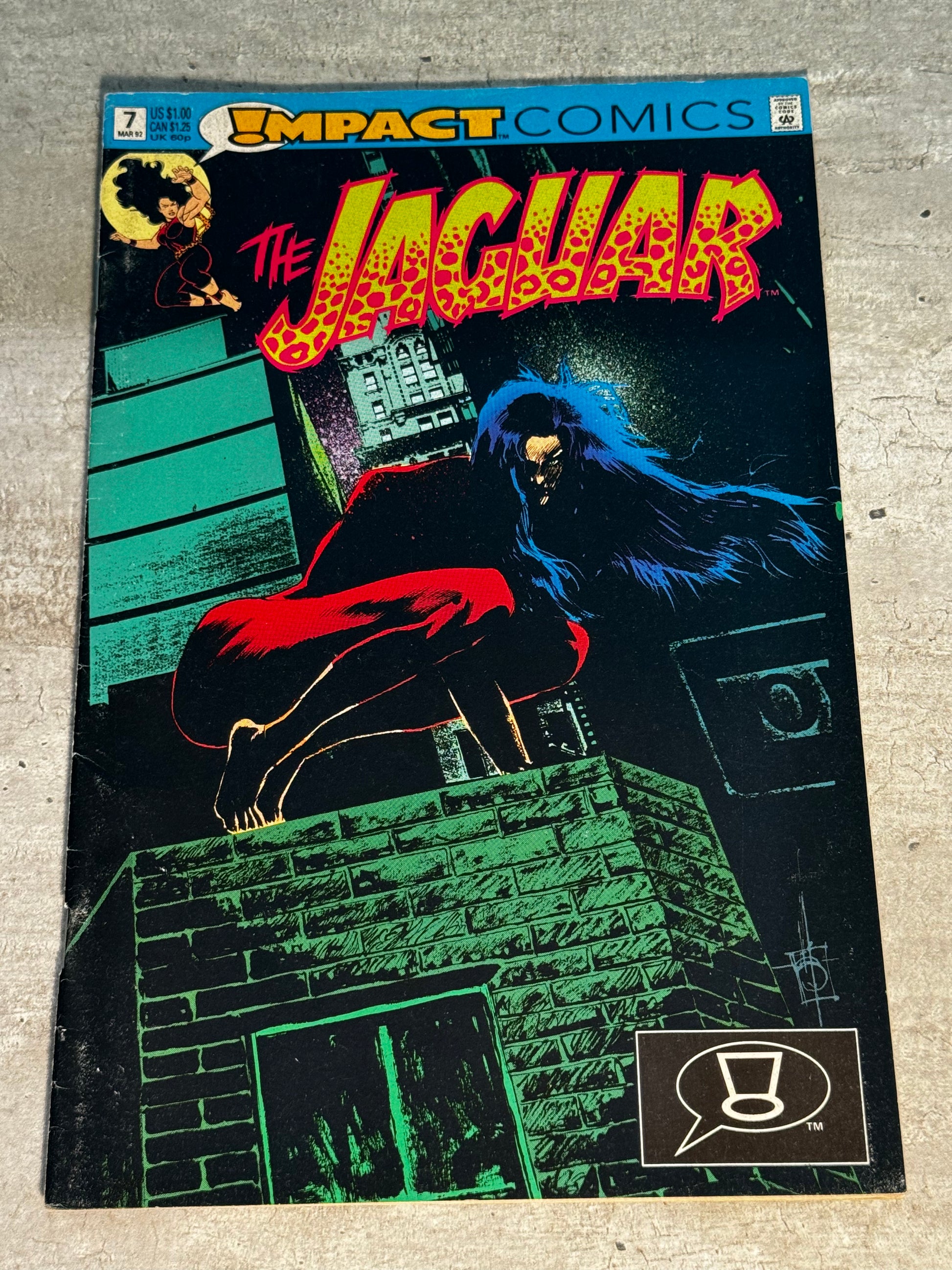 1992 - DC Comics - The Jaguar #7 Var. A - VF/NM - Eng 1