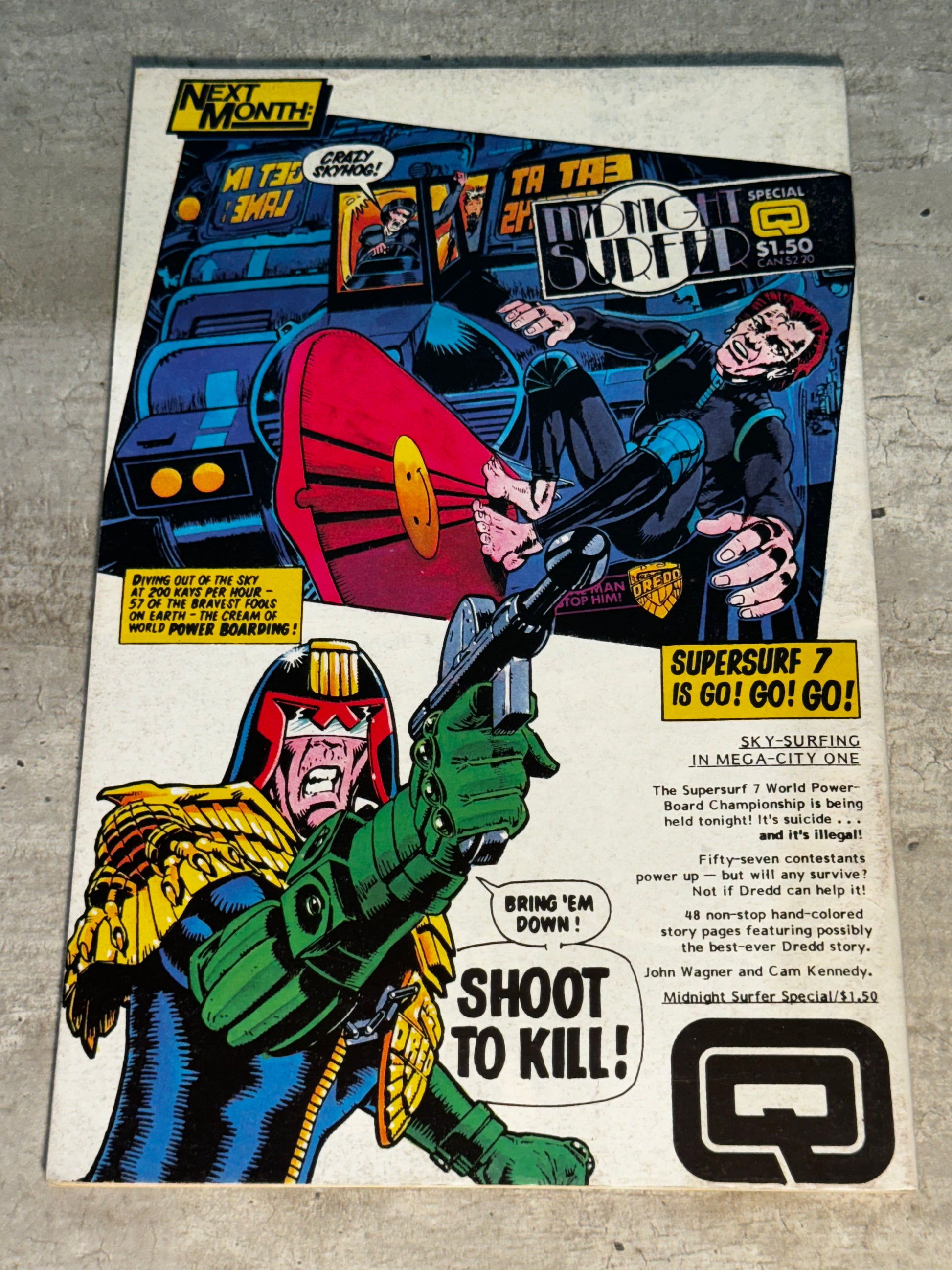 1987 - Quality Comics - Steel Claw #4 - VF+ - Eng 2