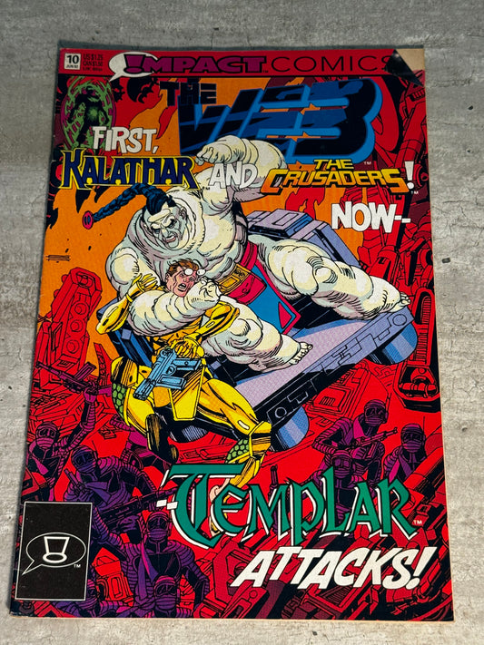 1992 - DC Comics - The Web (Impact Studios) #10 Var. A - VF+ - Eng 1