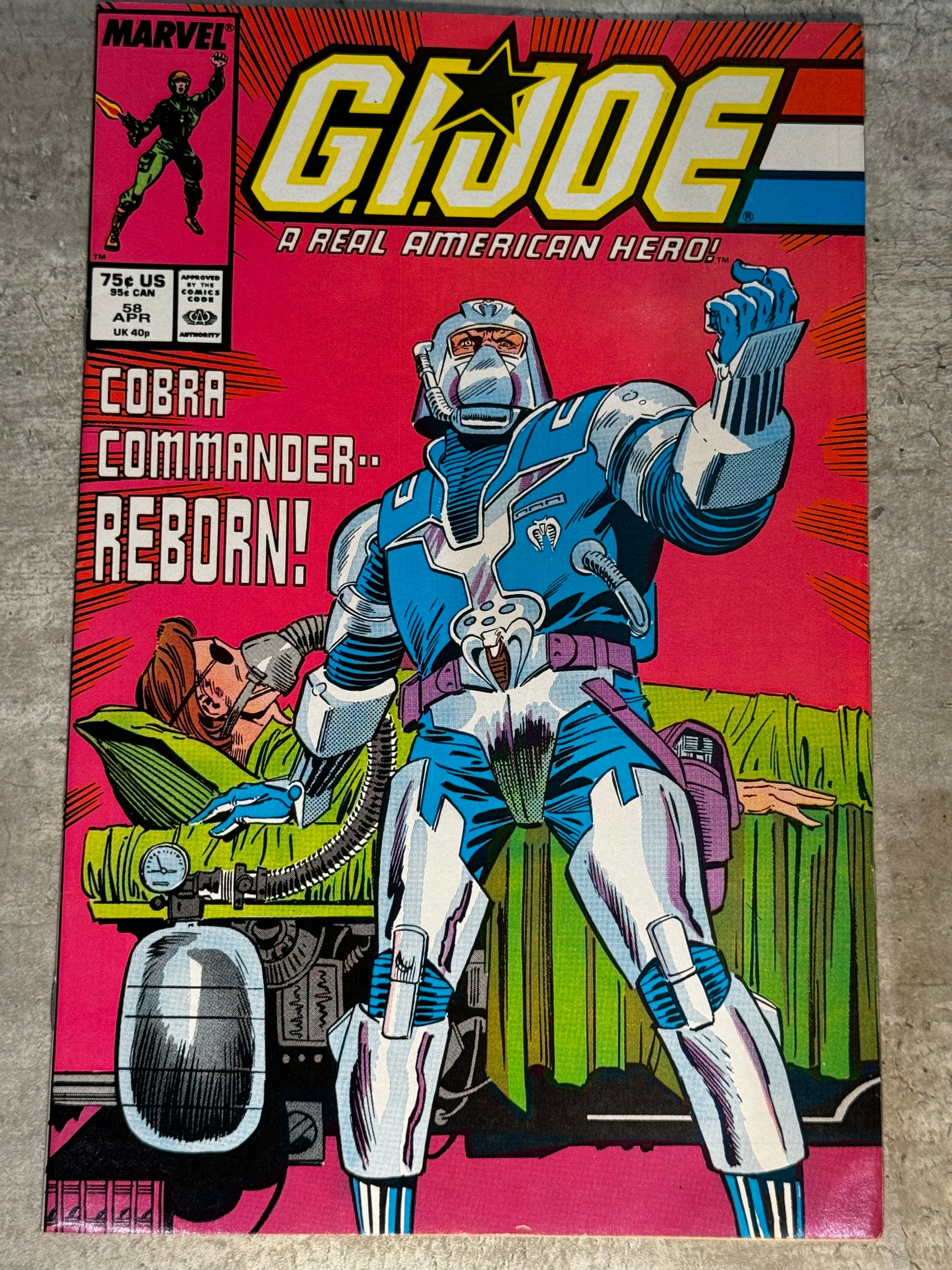 1987 - Marvel Comics - G.I. Joe: A Real American Hero (Marvel) #58 Var. A - VF+ - Eng 1