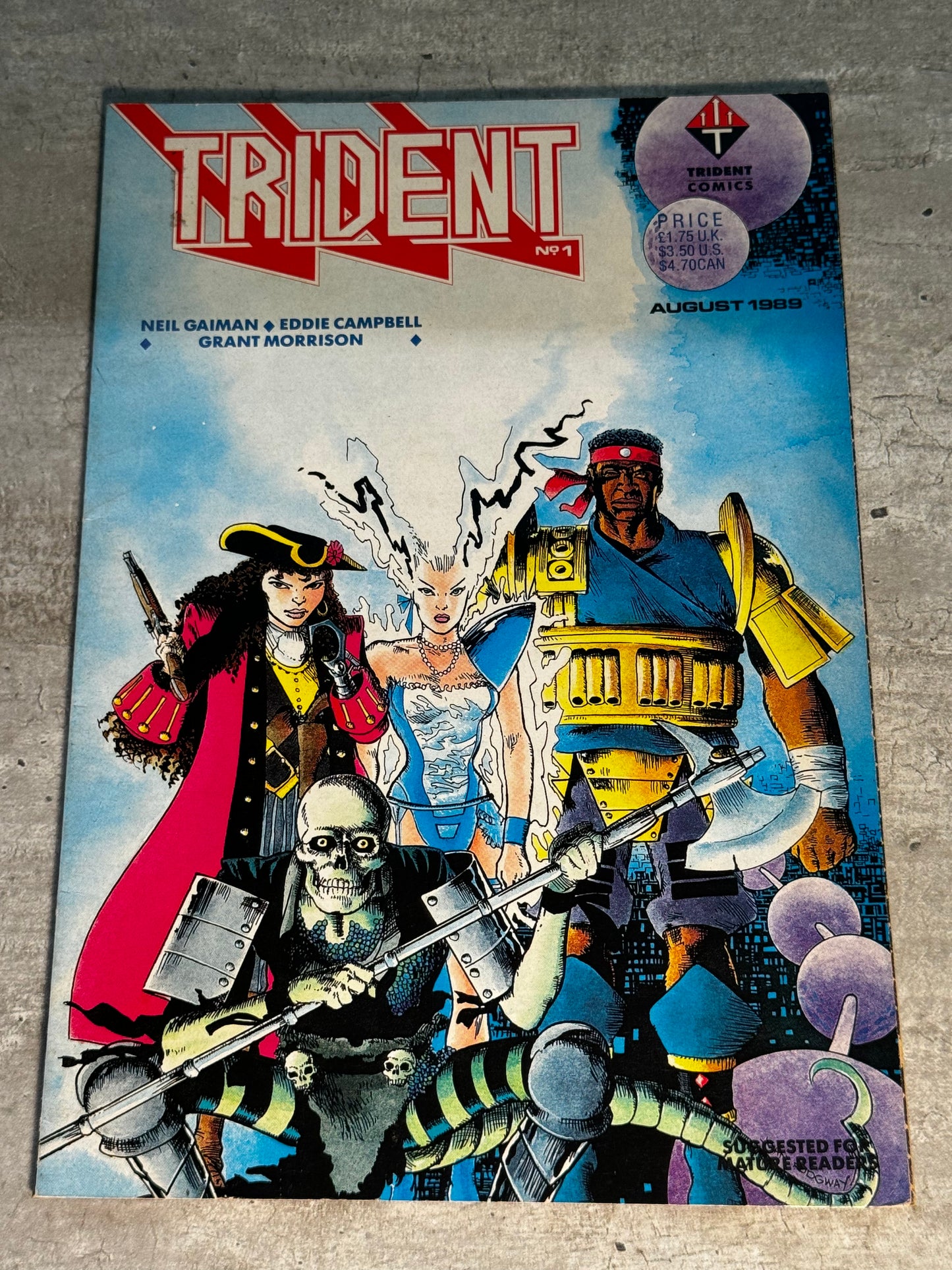 1989 - Trident Comics - Trident #1 - VF - Eng 1