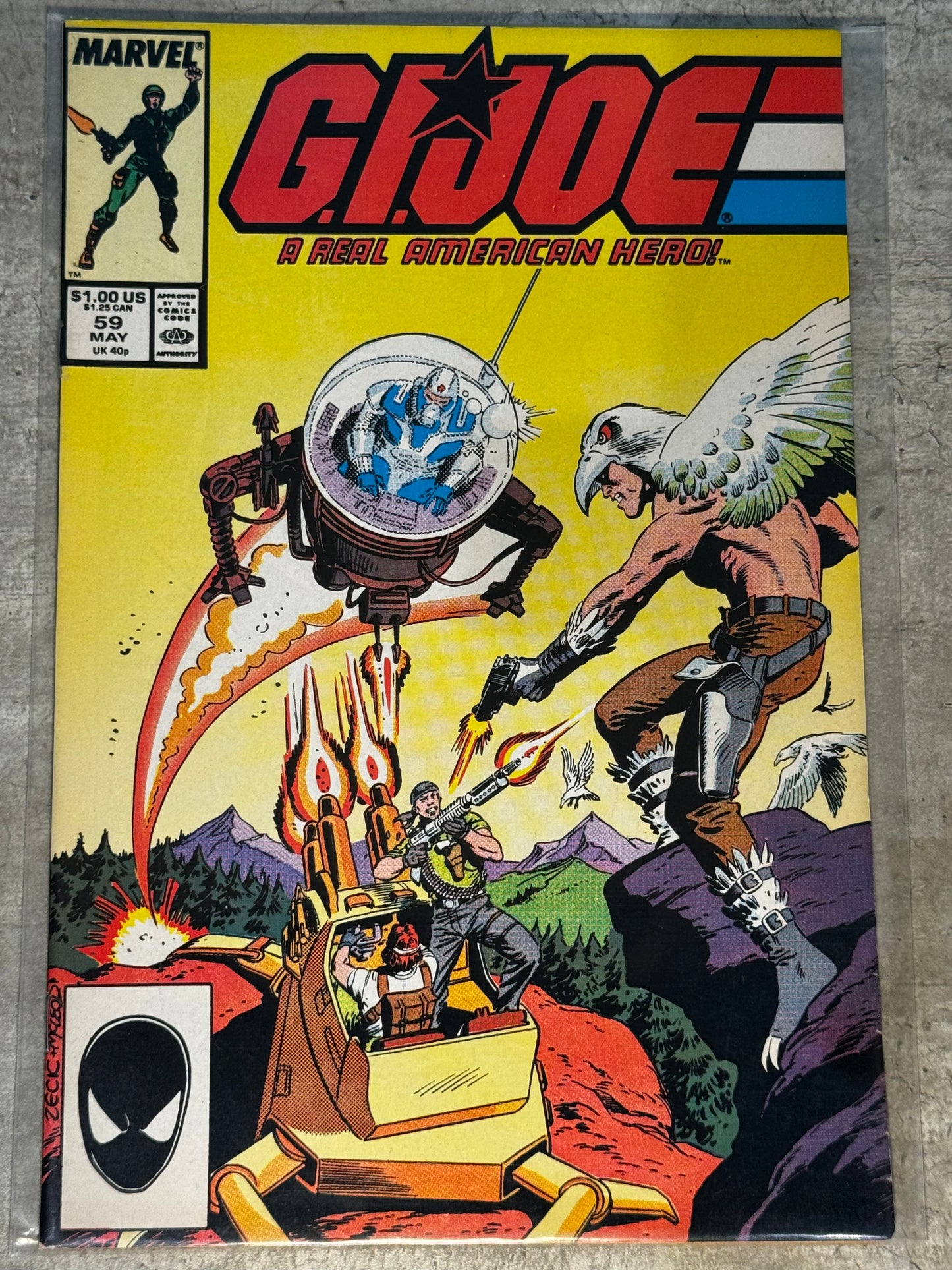 1987 - Marvel Comics - G.I. Joe: A Real American Hero (Marvel) #59 Var. A - VF+ - Eng 1