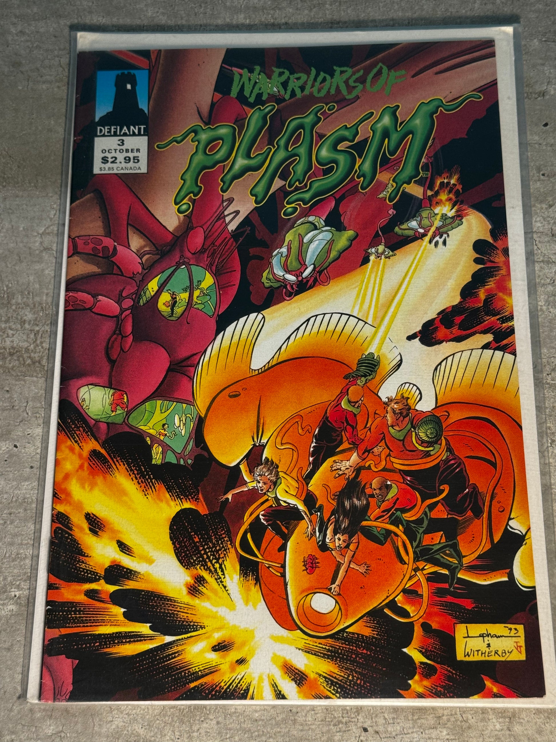 1993 - Defiant Comics - Warriors of Plasm #3 - NM- - Eng 1