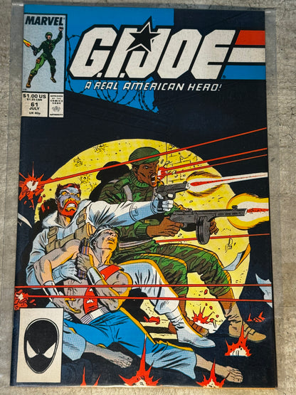 1987 - Marvel Comics - G.I. Joe: A Real American Hero (Marvel) #61 Var. A - VF+ - Eng 1