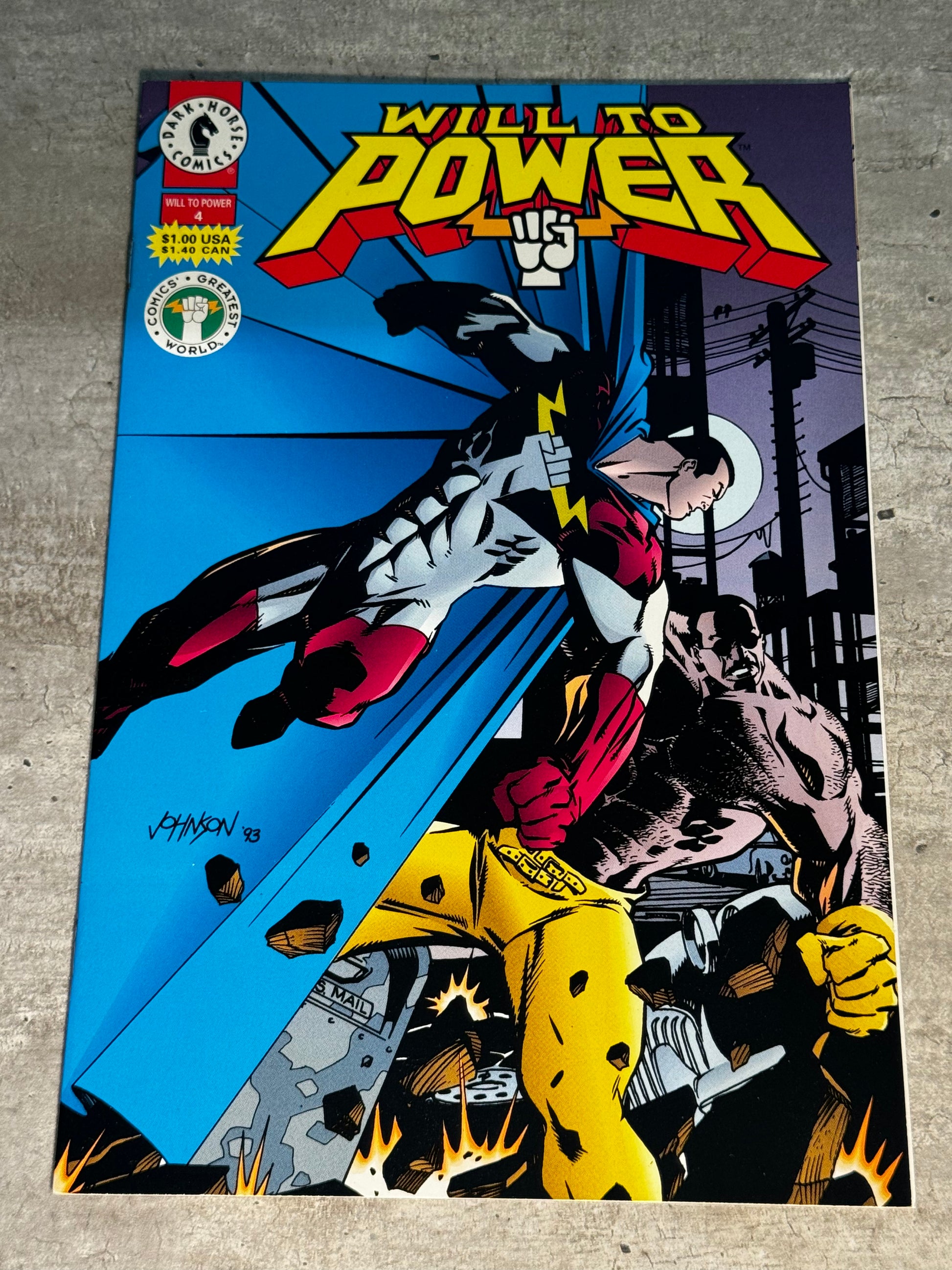 1994 - Dark Horse Comics - Will To Power #4 - NM+ - Eng 1