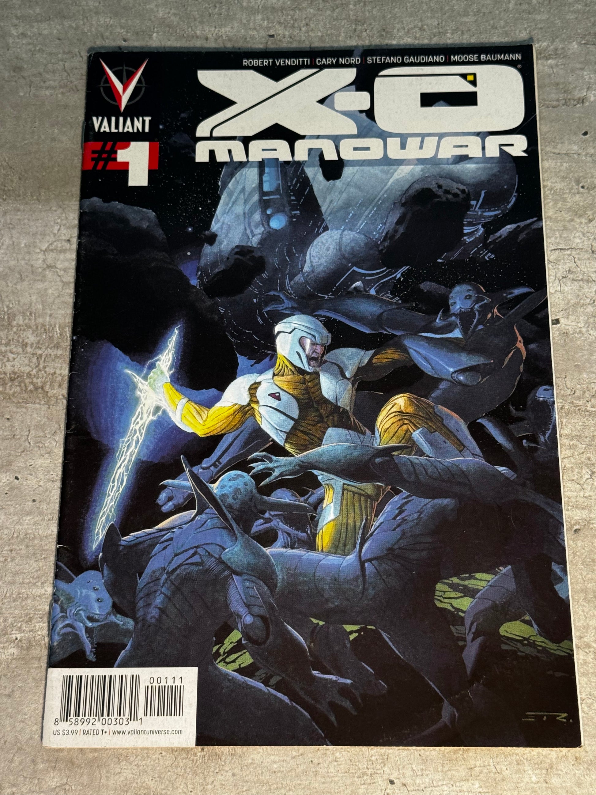 2012 - Valiant Entertainment - X-O Manowar, Vol. 3 #1 Var. A - NM- - Eng 1