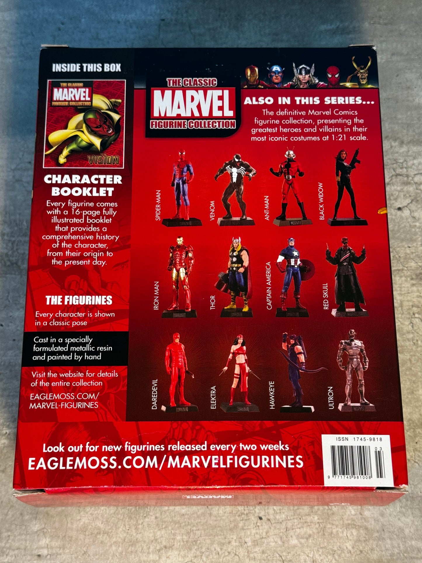 Eaglemoss Classic Marvel Figurine - The Vision #48 3