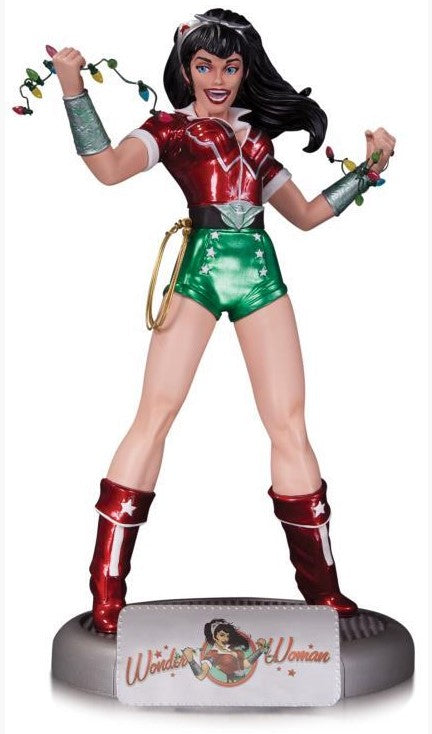 DC Collectibles DC Comics Bombshells: Holiday Wonder Woman Statue - MINT