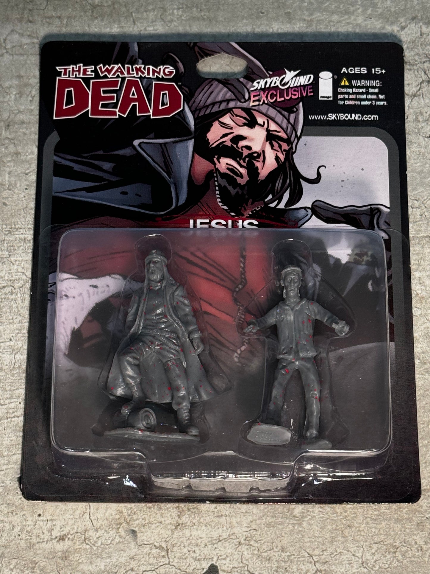 The Walking Dead Miniature Figurine Jesus Comic Book Version SkyBound Exclusive - MINT