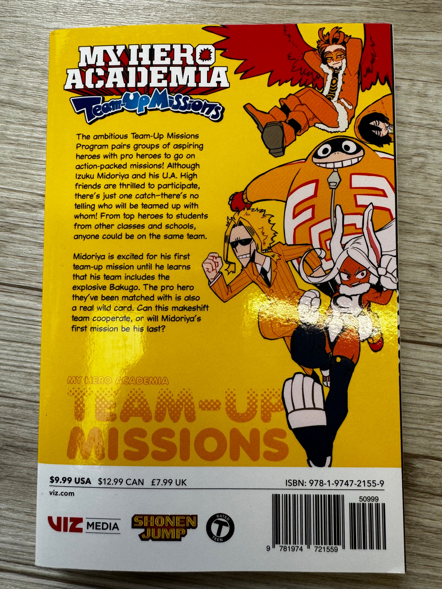 2021 - Viz Comics - Misiones de equipo de My Hero Academia n.° 1 - NM+ - Español