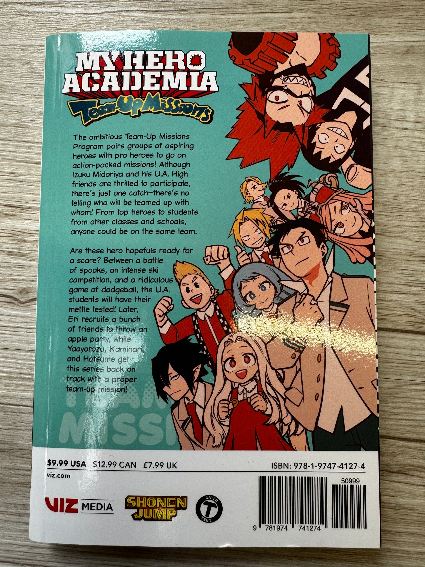 2023 - Viz Comics - Misiones en equipo de My Hero Academia n.° 4 - NM+ - Español