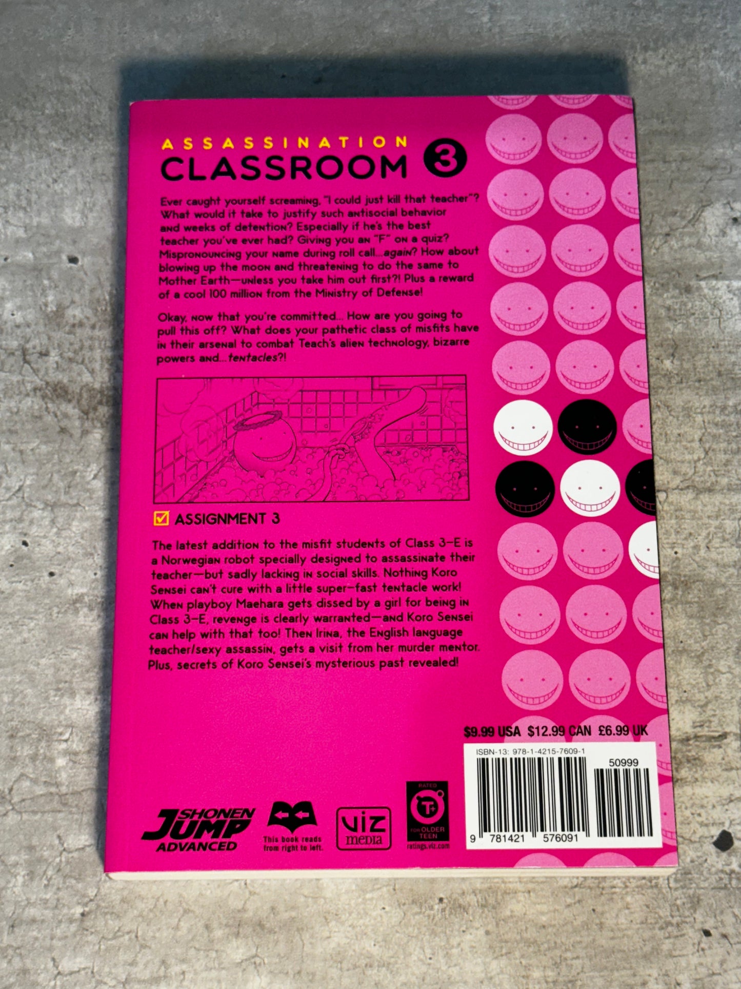 2015 - Viz Comics - Assassination Classroom #3 - VF/NM - Eng 2