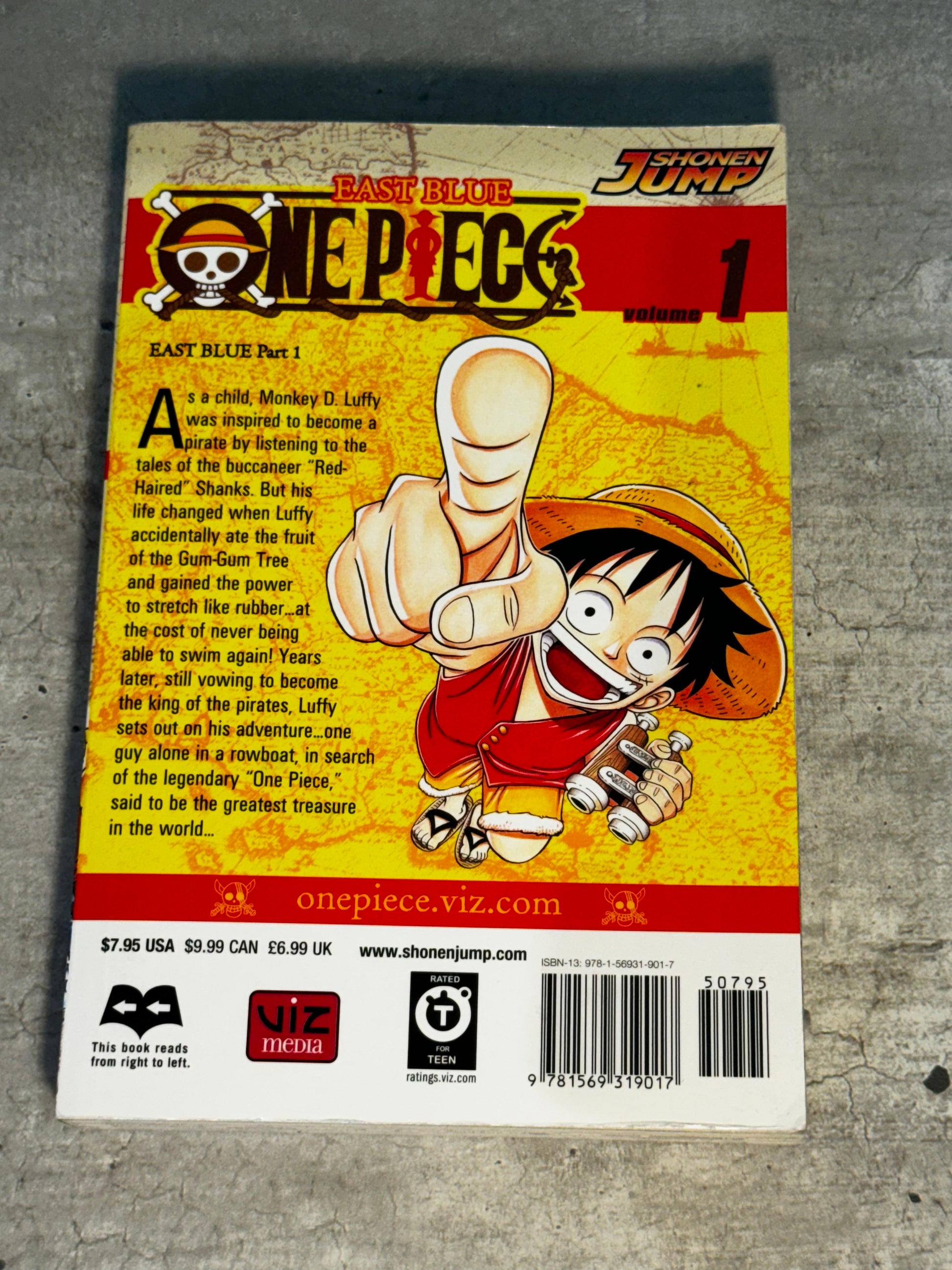 2009 - Viz Comics - One Piece #1 Var. B - NM - Eng 2